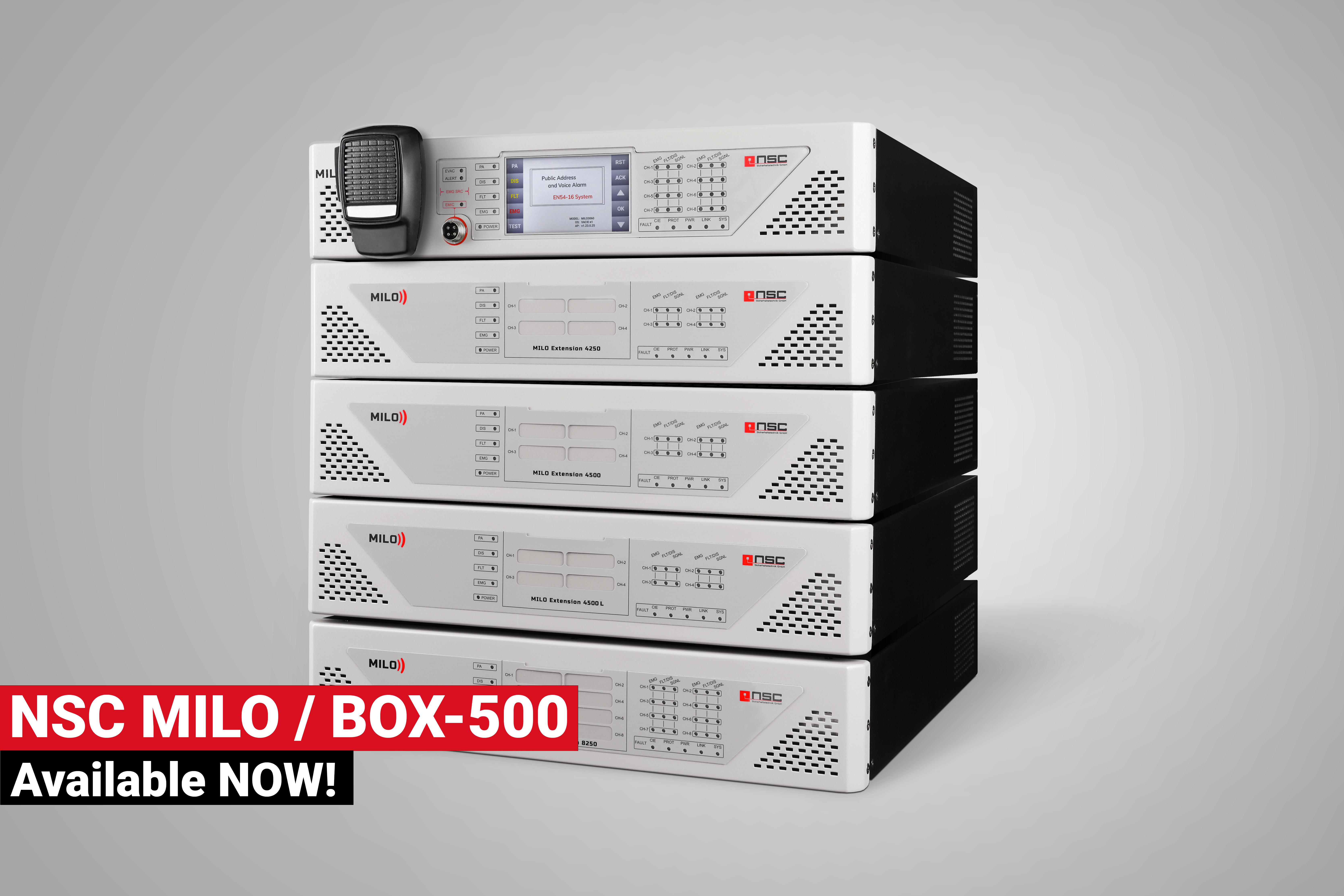 NSC MILO / BOX-500 – Available NOW